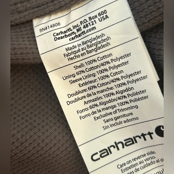 EUC Carhartt Youngstown Waffle Thermal-Lined
Flannel Plaid Shirt Jacket - Picture 4 of 6